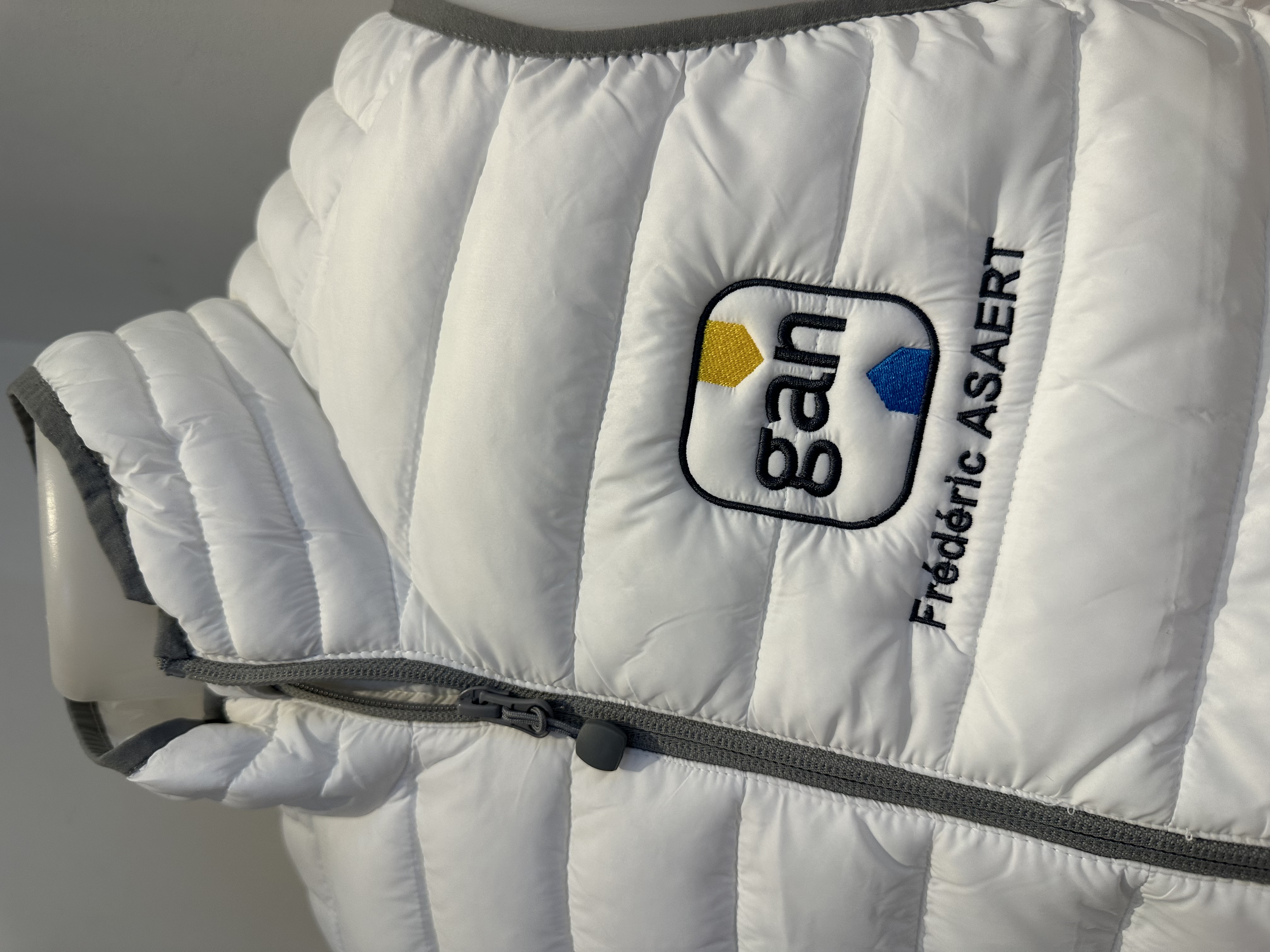 Broderie sur doudoune pour GAN ASSURANCES 