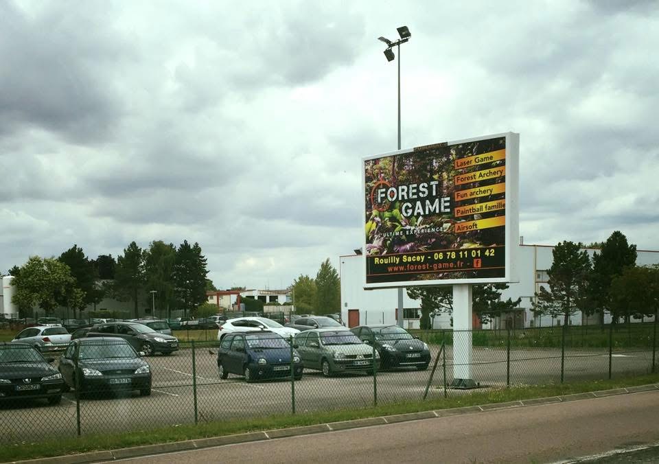 Création du visuel pour FOREST GAME d’un affichage en 4x3