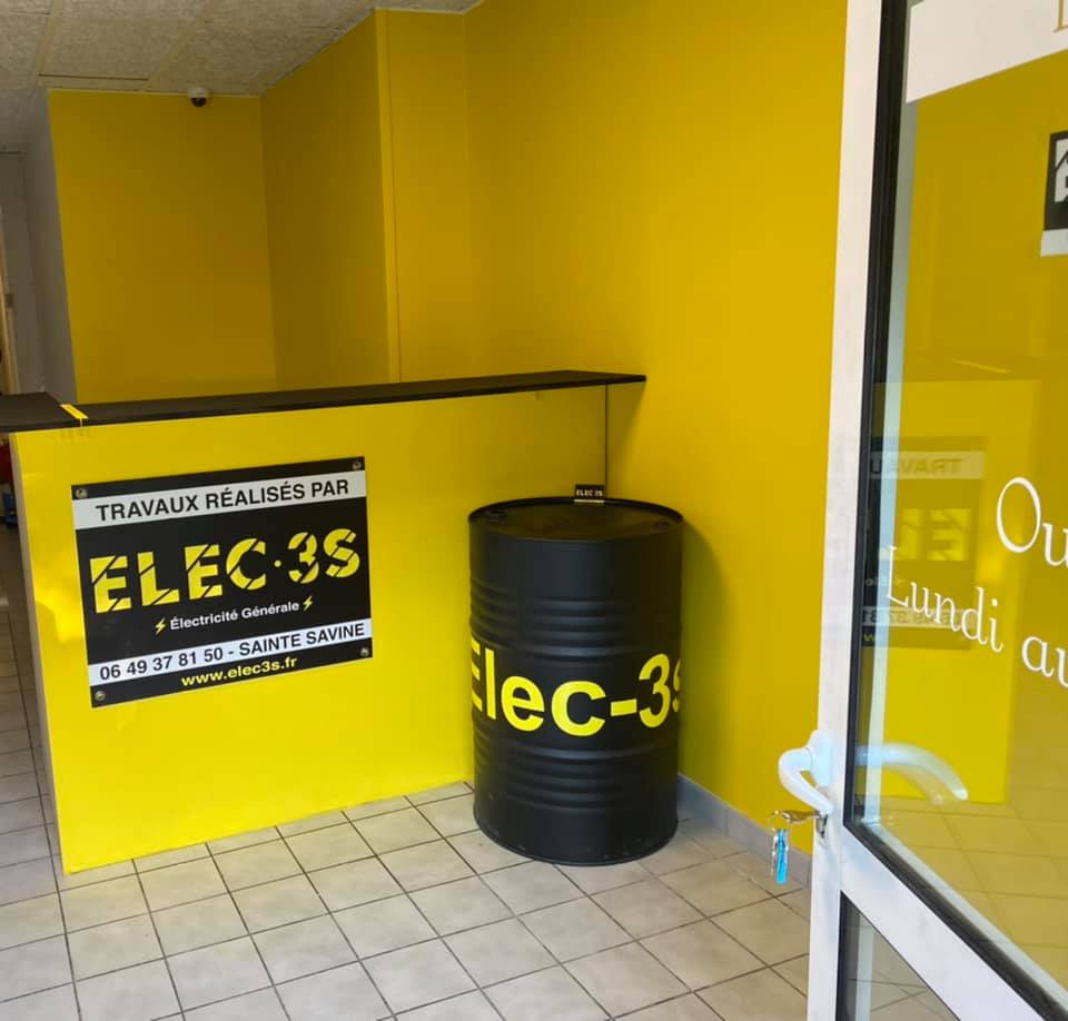 PANNEAU DE CHANTIERELEC-3S